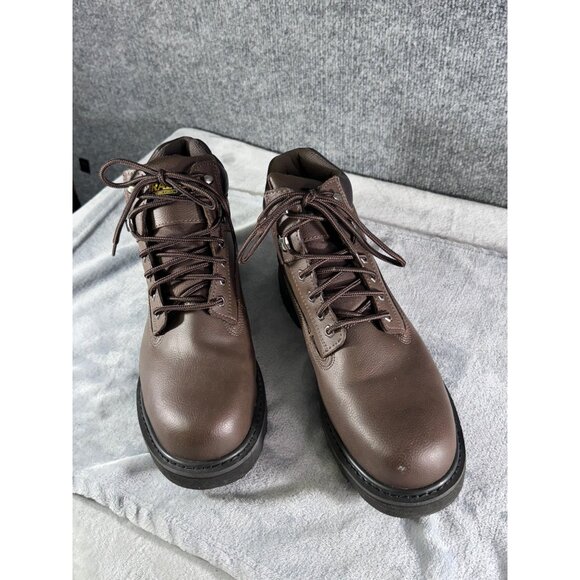 Brazos mens 11D Wyatt ct brown composite safety toe slip resistant main image 14